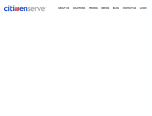 Tablet Screenshot of citizenserve.com